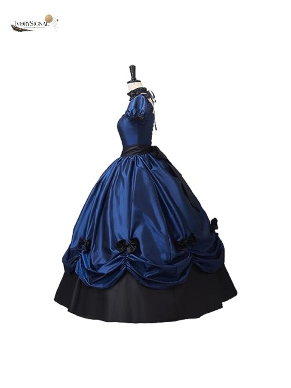 Gothic Victorian Rococo Ball Gown Masquerade Prom Dress - Picture 3 of 5